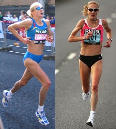 Paula Radcliffe forefoot running technique