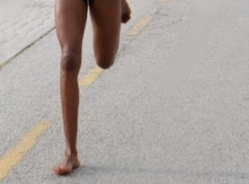 Barefoot running on the road safer than barefoot running on a matted surface