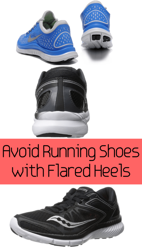 Flare Heeled Running Shoes Increase Ankle Movements RUN FOREFOOT