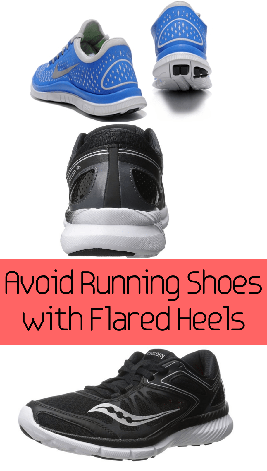 Flared Heeled Running Shoes Increase Ankle Movements