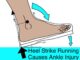 How to Reduce Ankle Pain While Running? Avoid Heel Striking!