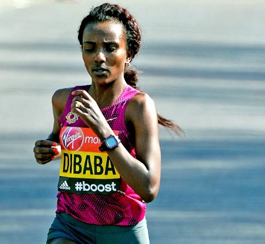 Tirunesh Dibaba Running Arm Swing