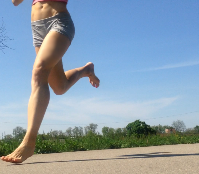 Soothe Shin Splints by Running Barefoot